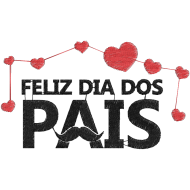 Matriz de Bordado Feliz dia dos Pais  2